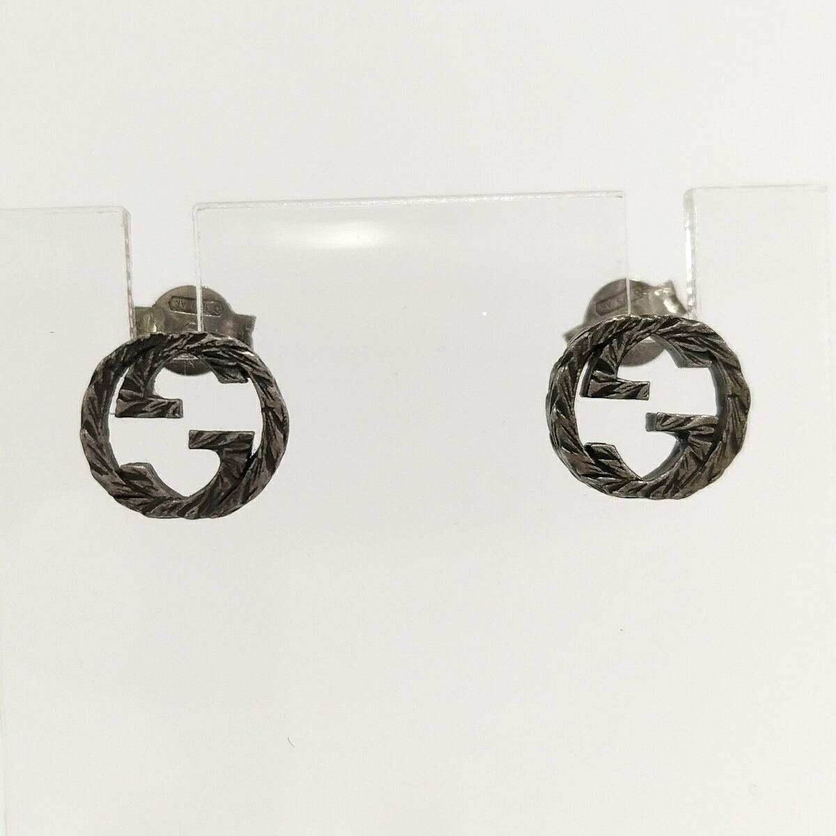 Rakuten - 【中古】GUCCI ピアス インターロッキング SV925 AG925 シルバー925 シルバー 457109