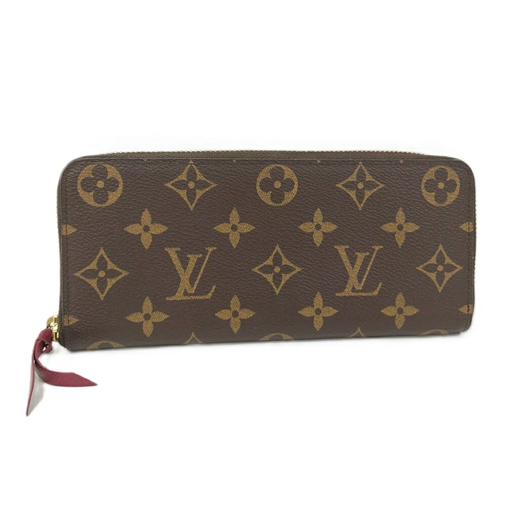 Rakuten - 【中古】LOUIS VUITTON ポルトフォイユクレマンス 長財布 モノグラム M60742