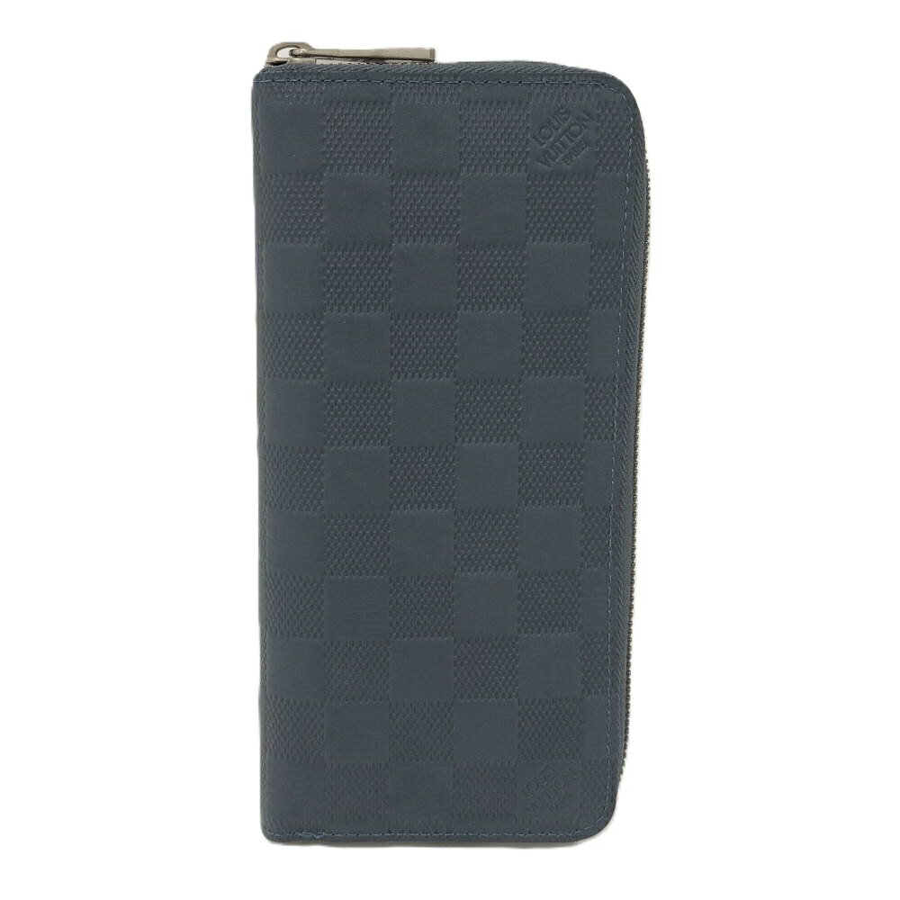 【中古】LOUIS VUITTON ジッピーウォレット ヴェルティカル ラウンドファスナー長財布 ダミエ アンフィニ N63549