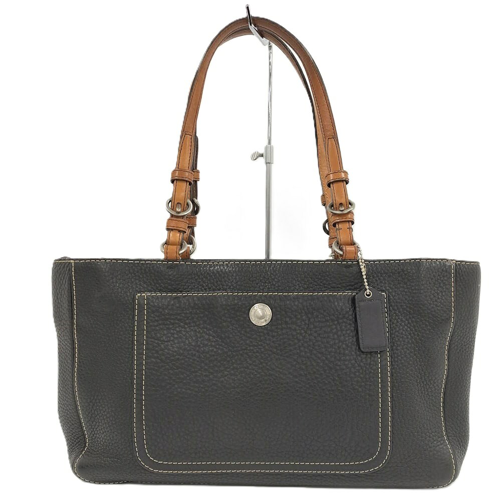 COACH - 【中古】COACH ハンドバッグ レザー ブラック F10892