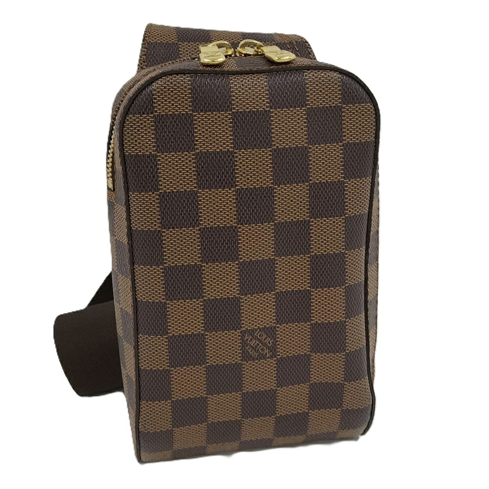 Rakuten - 【中古】LOUIS VUITTON ジェロニモス ボディバッグ ショルダーバッグ ダミエ エベヌ N51994