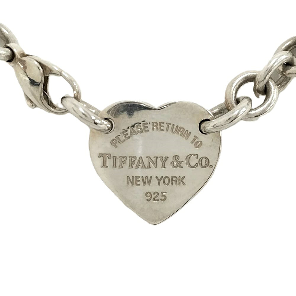 乐天商城 - 【中古】Tiffany&co. リターントゥ ハート チョーカー ネックレス SV925 シルバー