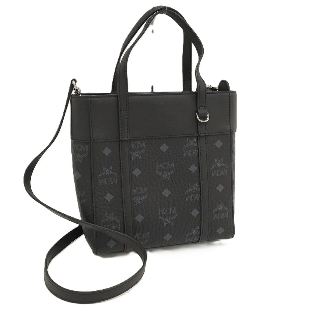 Rakuten - 【中古】MCM ミニ アレン 2WAYバッグ レザー ブラック