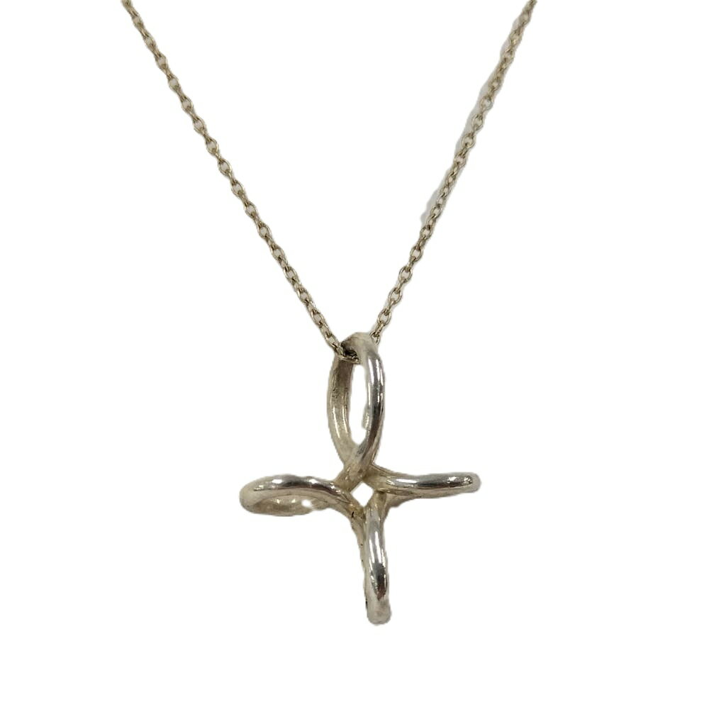 Rakuten - 【中古】Tiffany & Co. ネックレス インフィニティークロス SV925 シルバー