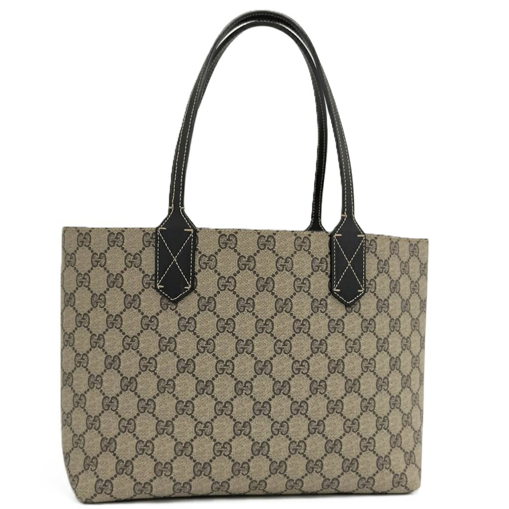 乐天商城 - 【中古】GUCCI トートバッグ リバーシブル レザー PVC ベージュ系 372618
