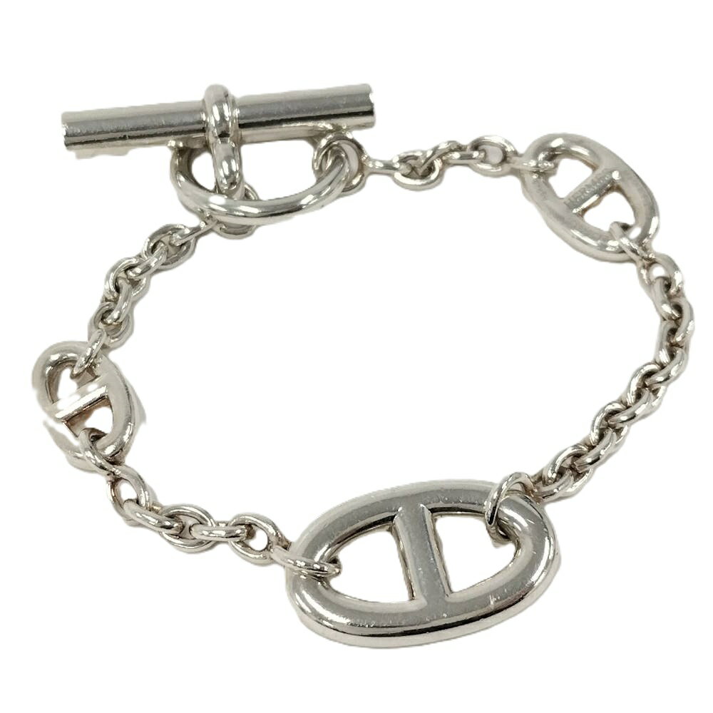 乐天商城 - 【中古】HERMES シェーヌダンクル ファランドール ST SV925 シルバー