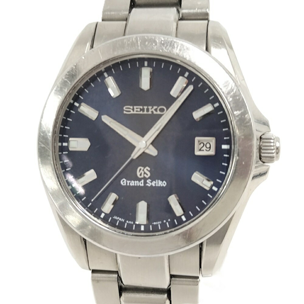 乐天商城 - 【中古】SEIKO 腕時計 GS SS クオーツ ネイビー文字盤 8J56-8020