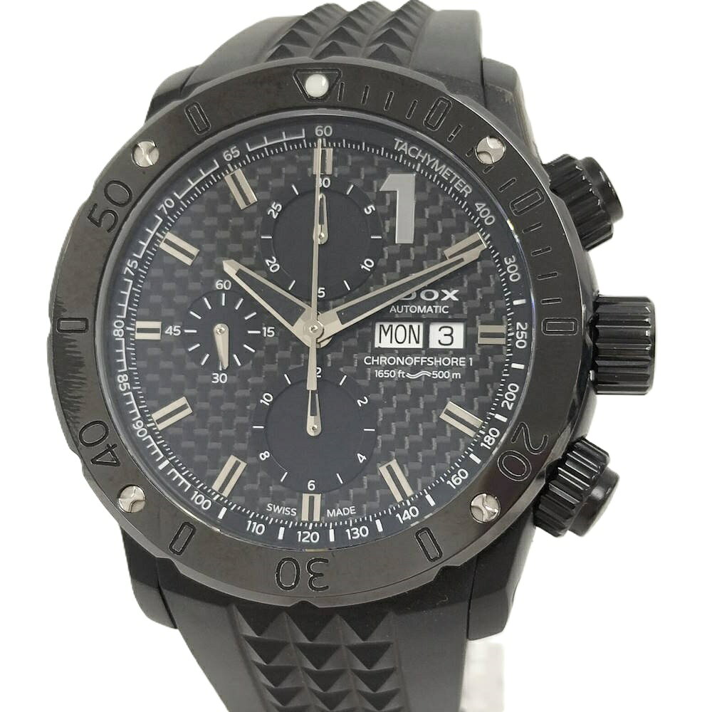 【中古】Edox クロノオフショア1 腕時計 01122