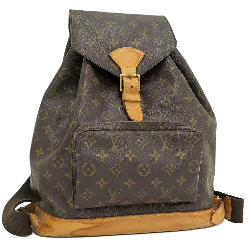 【中古】LOUIS VUITTON モンスリGM バックパック モノグラム M51135