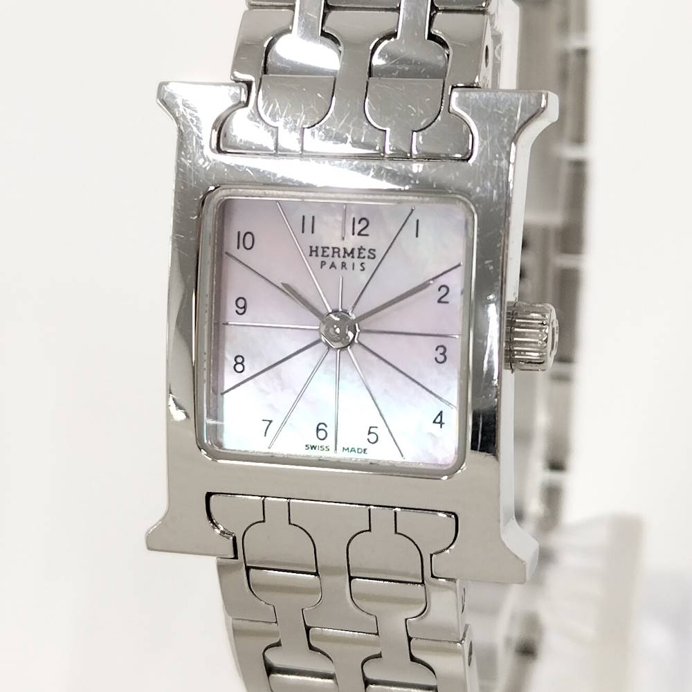 【中古】Hermes Hウォッチ HH1.110 シェル