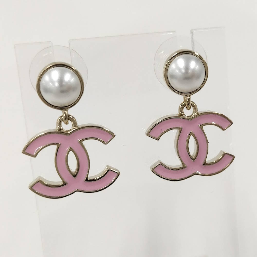 楽天市場】chanel ピアス ピンクゴールドの通販