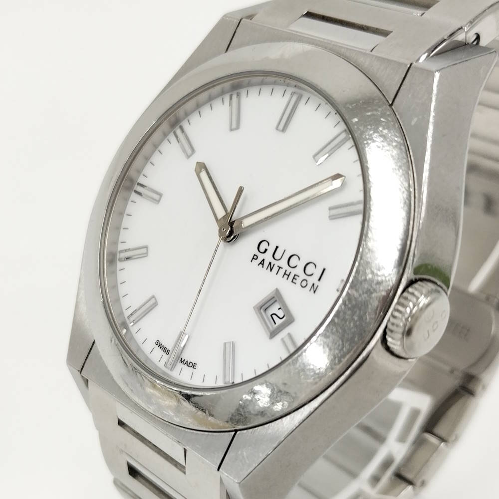JJcollectionの【中古】GUCCI 腕時計 SS クオーツ ホワイト文字盤｜アングル3