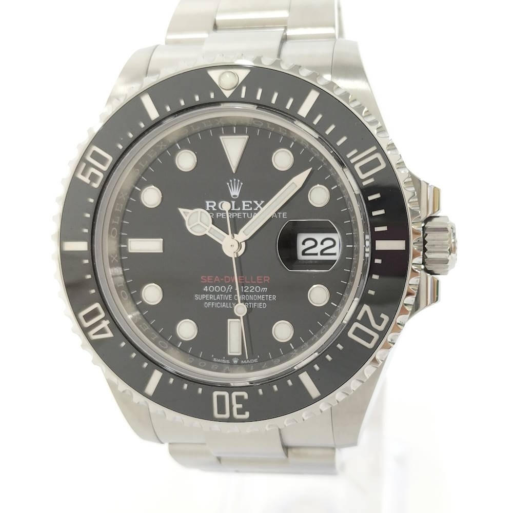 【中古】ROLEX シードゥエラー 自動巻き SS ブラック文字盤 ランダムシリアル 126600