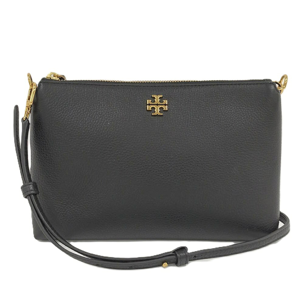【中古】Tory Burch ショルダーバッグ レザー ブラック 100091171
