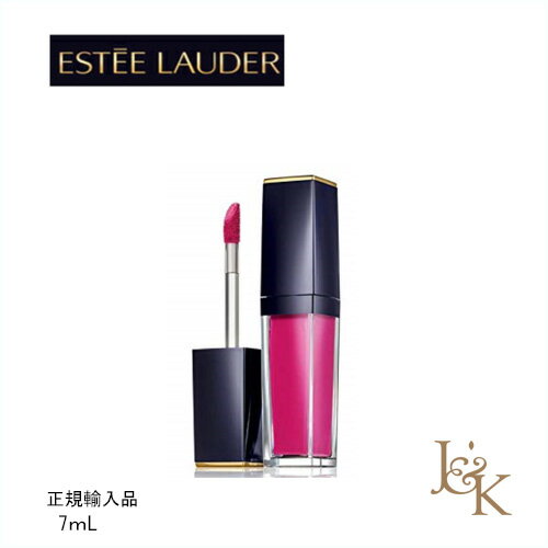 エスティローダー 口紅 ESTEE LAUDER エスティ ローダー ピュアカラー エンヴィ ペイント オン リクイッド リップカラー # 406 リクイッドデザイア(ヴィニール）7mL【並行輸入品】