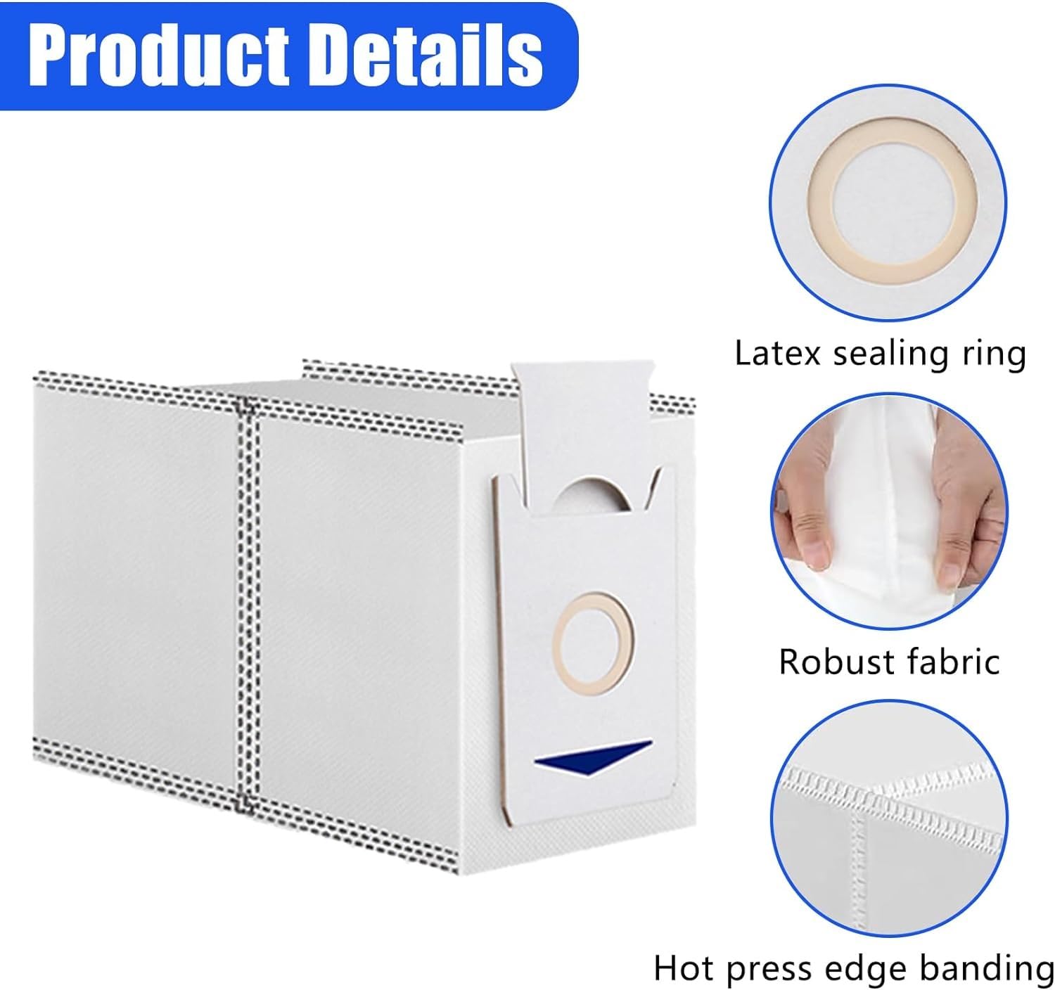 パーツ ECOVACS(エコバックス） 掃除機用紙パック ダストバック 10枚セット 対応機種 ECOVACS（エコバックス）Deebot T30 Pro OMNI 掃除機対応 消耗品 紙パック 汎用品