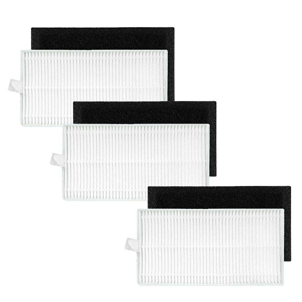 エコバックス DEEBOT Y1 /Y1 PRO 用 フィルター 3個 互換品 交換部品 口ボット掃除機 Y1PRO/Y1用 交換備品 汎用品 社外品 消耗品セ...