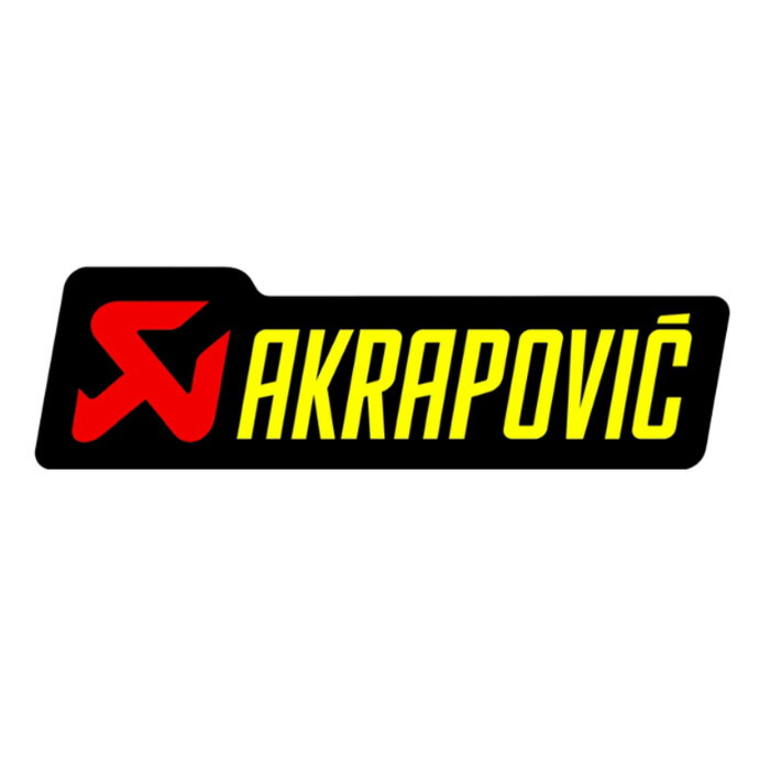 乐天商城 - アクラポビッチ 耐熱サイレンサー ステッカー 70X21mm ポリ AKRAPOVIC