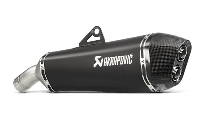 直送品 アクラポビッチ スリップオンライン チタン ブラック EC BMW F800R (09-19) F800GT (13-19) AKRAPOVIC BMW S-B8SO7-HZAABL