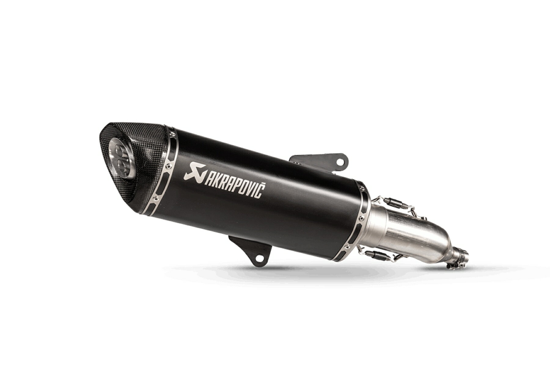 直送品 アクラポビッチ スリップオンライン ステン ブラック EC ホンダ FORZA 350 (21-23) AKRAPOVIC HONDA S-H3SO8-HRSSBL