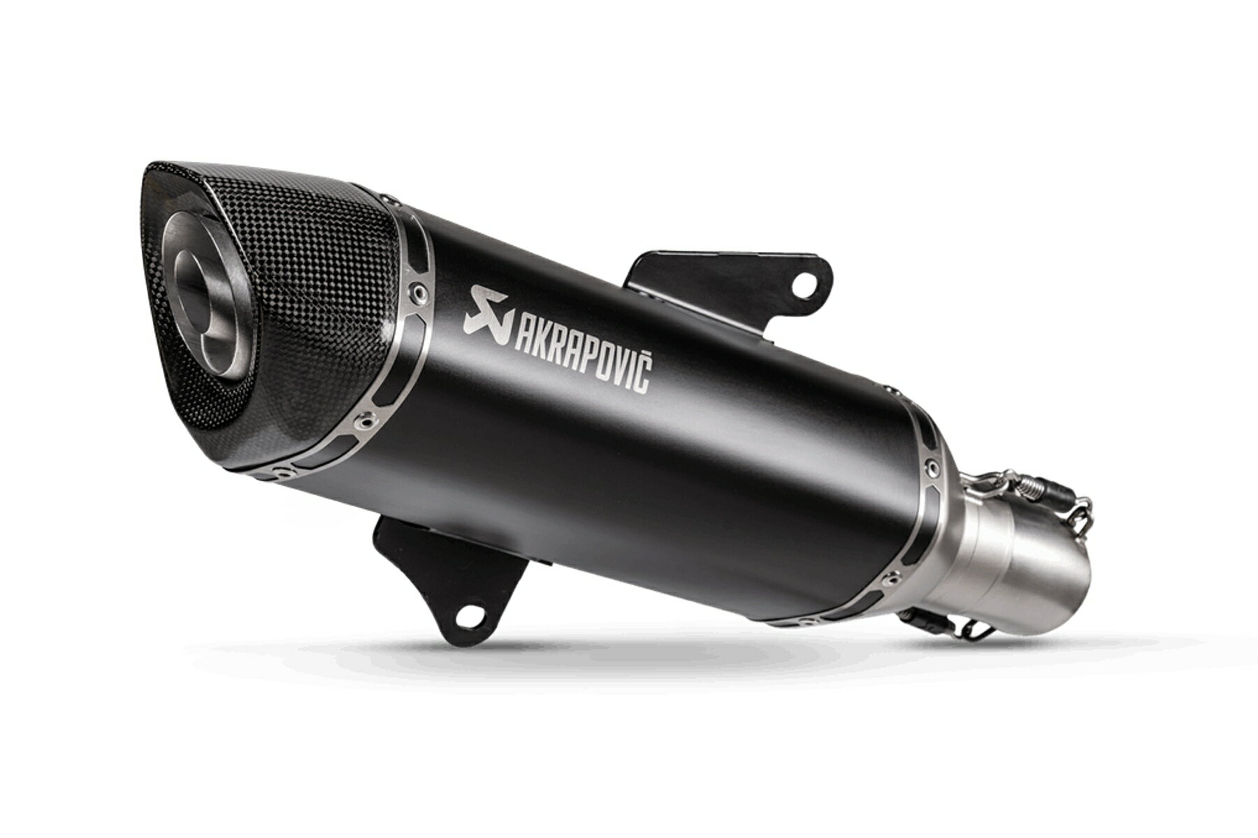 直送品 アクラポビッチ スリップオンライン ステン ブラック ホンダ FORZA 350 (21-23) AKRAPOVIC HONDA S-H3SO9-RSSBL