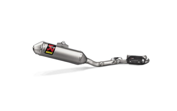 直送品 アクラポビッチ エボリューションライン チタン カワサキ KX250F (17-23) AKRAPOVIC KAWASAKI S-K2MET9-BNTA