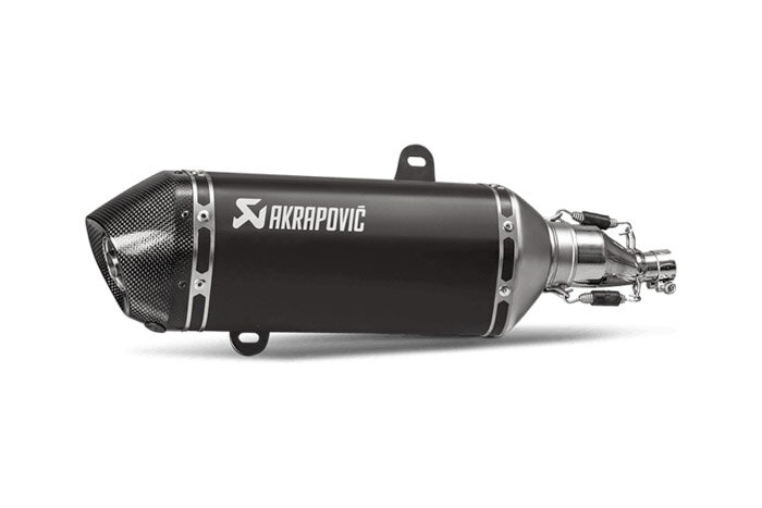 直送品 アクラポビッチ スリップオンライン ステン ブラック EC ベスパ GTS 125 (21-23) GTS150 Super (21-23) AKRAPOVIC VESPA S-VE125SO2-HZBL