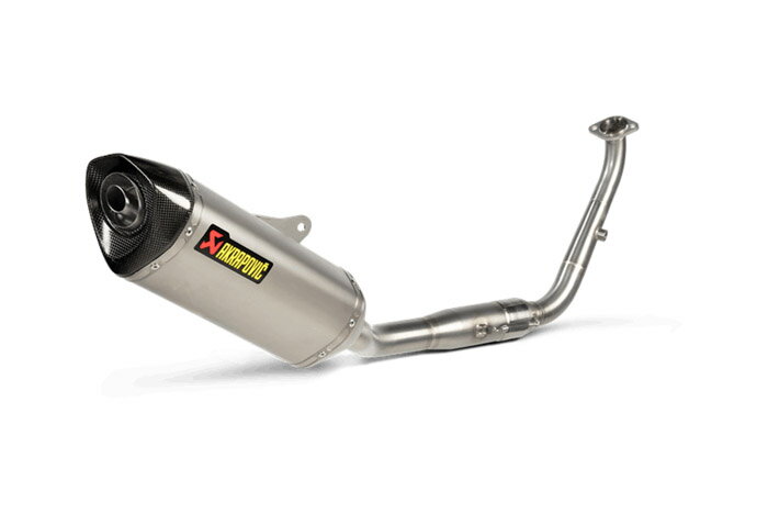 直送品 アクラポビッチ レーシングライン チタン EC/ECE ヤマハ YZF-R125 (21) MT-125 (21-23) AKRAPOVIC YAMAHA S-Y125R8-HZT