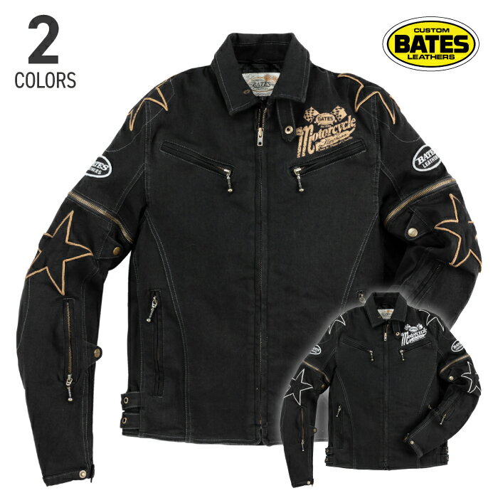 乐天商城 - ベイツ SA-D2616VT 2Wayストレッチウォッシュドデニムジャケット 着脱スリーブ BATES バイク アメリカン 2026年春夏モデル