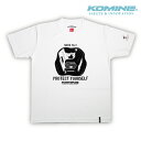 JK-400 コミネ Tシャツ WHITE-Protectorプリント KOMINE 07-400 白シャツ