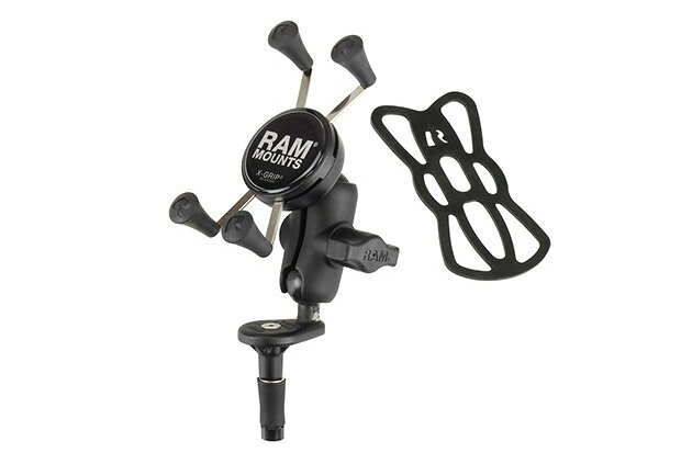 ラムマウント Xグリップ&ステムマウント スマートフォン用 テザー付 RAM MOUNT RAM-B-176-A-UN7U