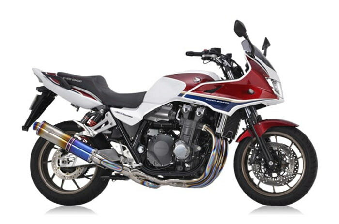 直送品 アールズギア ホンダ CB1300SF/SB (18-20) [2BR] ワイバンクラシックR フルエキゾースト シングル Sタイプ チタンドラッグブルー R's Gear MH32-S1CD