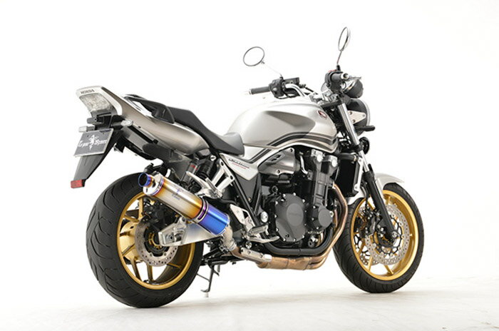 直送品 アールズギア ホンダ CB1300SF/SB (14-) [全年式適合] ワイバンクラシック スリップオン Sタイプ チタンドラッグブルー R's Gear HONDA MH48-S3CD
