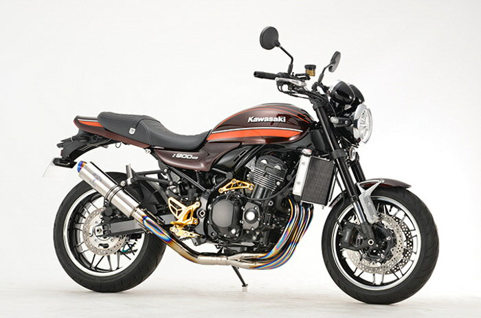 乐天商城 - 直送品 アールズギア カワサキ Z900RS/CAFE/SE (23-25) [8BL] ワイバンクラシックR フルエキゾースト UPタイプ チタンポリッシュ R's Gear KAWASAKI MK40-RUCT
