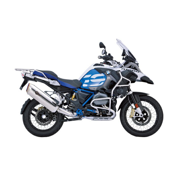 直送品 アールズギア BMW 水冷R1200GS (13-18)/GS-ADV (14-18)・R1250GS (19-23) /GS-ADV (19-24) リアルスペック スリップオン チタンポリッシュ RB22-T3ST