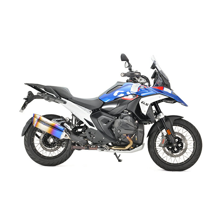 直送品 アールズギア BMW R1300GS (23-) ・R1300GS-ADV (24-) リアルスペック スリップオン チタンドラッグブルー R's Gear BMW RB25-T3SD