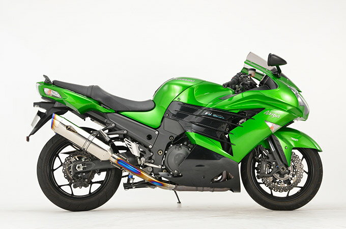 直送品 アールズギア リアルスペック ツイン スリップオン マフラー チタンポリッシュ カワサキ Ninja ZX-14R (12-20) R's Gear KAWASAKI RK29-T3ST