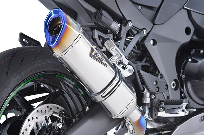 直送品 アールズギア リアルスペック チタンフルエキゾースト シングル UP Type チタンポリッシュ カワサキ Ninja 1000SX 20- KAWASAKI R's Gear RK36-TUST