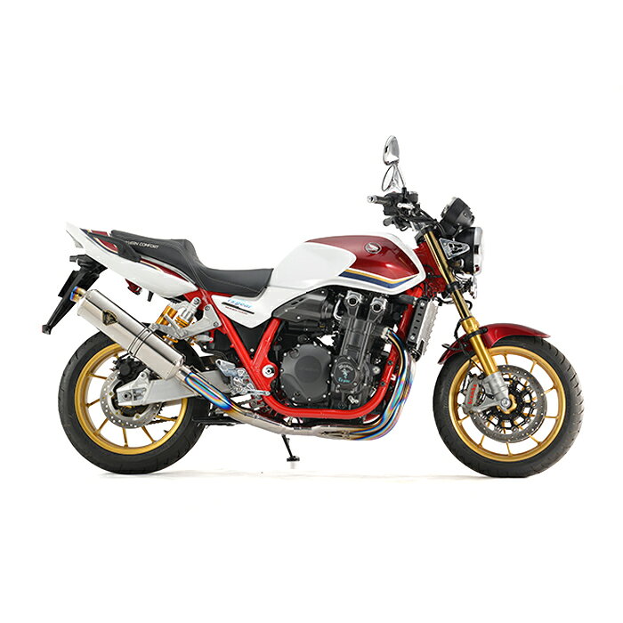直送品 アールズギア ホンダ CB1300SF/SB (21-)【8BL】Final Anniversaryモデル ワイバンR シングル UPタイプ チタンポリッシュ R's Gear HONDA WH48-U5ST