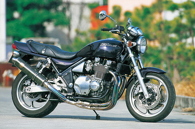 直送品 アールズギア ワイバン UPタイプ チタンドラッグブルー カワサキ ZEPHYR1100 KAWASAKI R's Gear WK01-1UDB