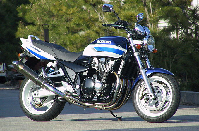 直送品 アールズギア ワイバン シングルタイプ チタンドラッグブルー スズキ GSX1400 SUZUKI R's Gear WS01-11DB