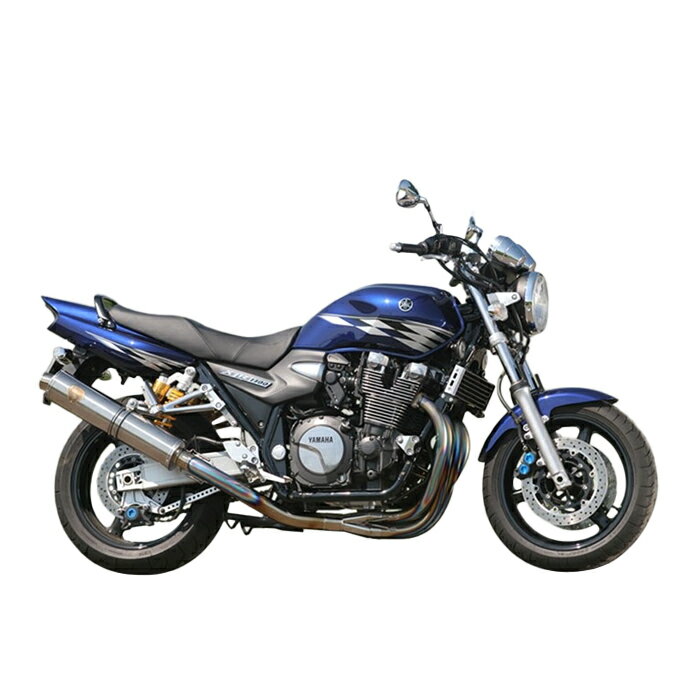 直送品 アールズギア ワイバン シングルタイプ チタンドラッグブルー ヤマハ XJR1300 07-17 YAMAHA R's Gear WY08-01DB