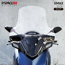 R-SPACE ウインドシールド クリア ヤマハ XMAX (SG70J) 2023～ YAMAHA アールスペース CLEAR バイク ロング スクリーン