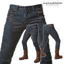 アグリブロス ジューク・ブルー|スリムストレートフィット CE規格パッド付 uglyBROS MOTO PANTS JUKE BLUE メンズ バイク ジーンズ
