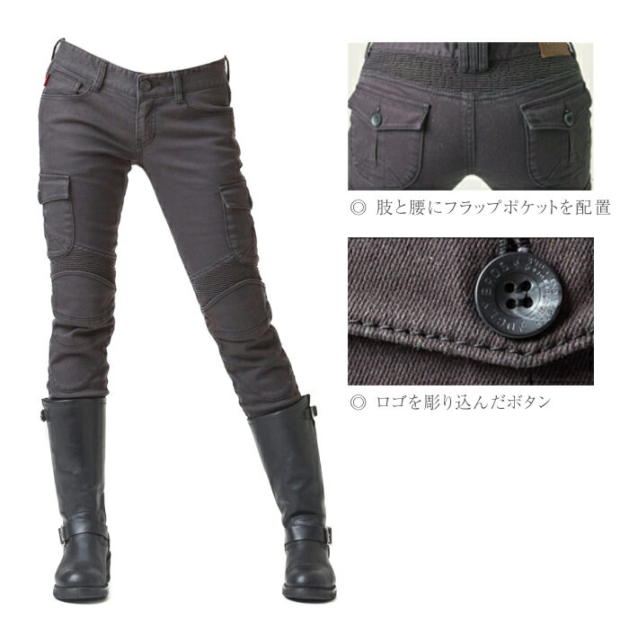 ������֥��� �⡼�����ס��롦���졼��������å����ˡ��ե��å� CE���ʥѥå��� uglyBROS MOTO PANTS MOTORPOOL GREY Girl ��ǥ����� �Х��� ������