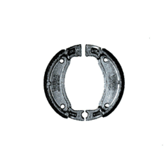 ベスラ VB-229NSQ ハイグレード溝付きブレーキシュー 25mm バイク ヤマハ TT-R90E TT-R110E TT-R125LW TT-R125E YFM125GH YFM125G TW200 XT225 デルビ DXR 250
