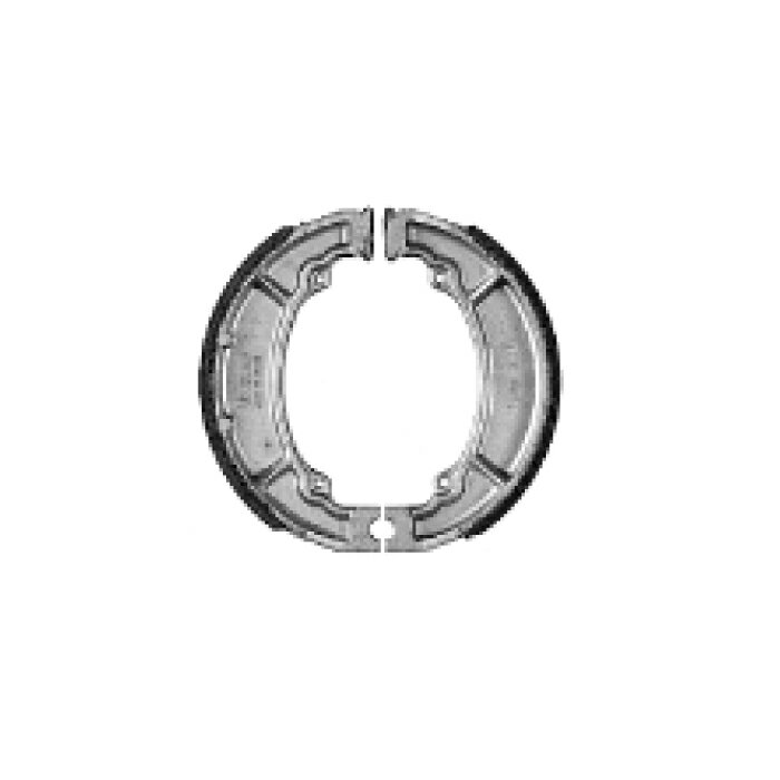 ベスラ VB-314NSQ ハイグレード溝付きブレーキシュー 22mm バイク スズキ LT80 LT-Z90 RM125 PE175 RM465 RM500 カワサキ KSF80