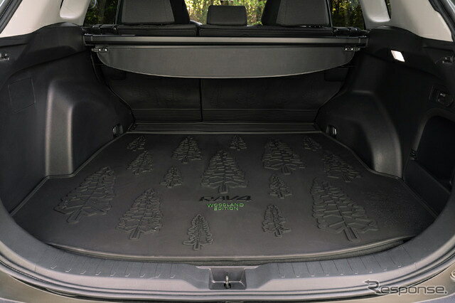 RAV4（PHV以外）用 トヨタ純正「RAV4 WOODLAND EDITION」ロゴ入り カーゴライナー 5代目RAV4（50系）