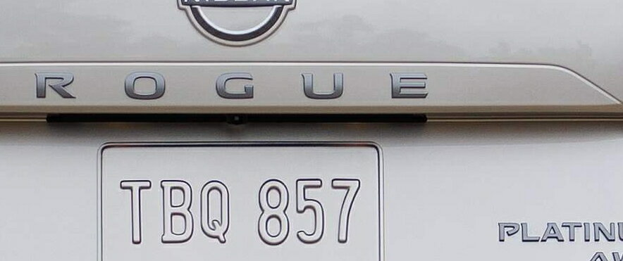 エクストレイル用 日産純正マットグレーエンブレム リア「ROGUE」文字 4代目エクストレイル（T33型）