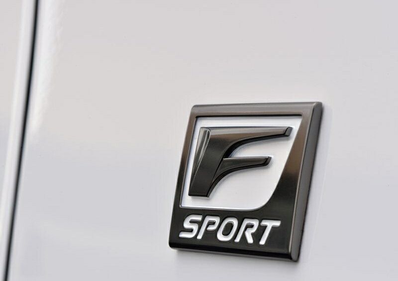 【40系LEXUS LS】サイド「FSPORT」文字 エンブレム 左右セット 海外仕様純正部品